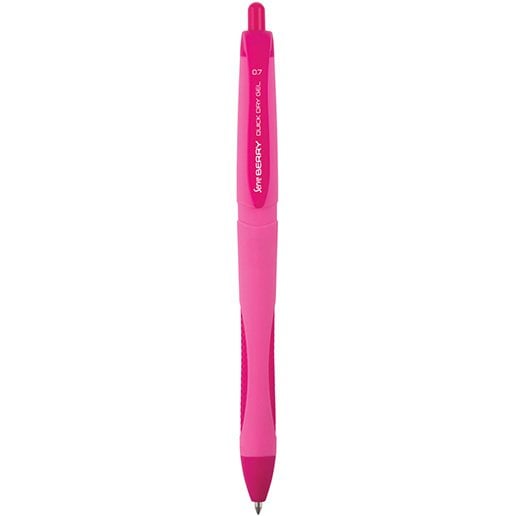 Serve Berry Jel Kalem 0.7 mm Klasik Renkler, Pembe - 1 Adet