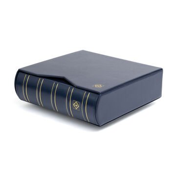 Leuchtturm Klasik 200 Adet Kapasiteli FDC ve Fotoğraf Albümü, Standart Format (Cep Boyutları: 195 X 130 mm) Lacivert