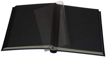Album photo, sans acide, de luxe, 32 feuilles, 64 pages, sol noir, Set en forme, noir