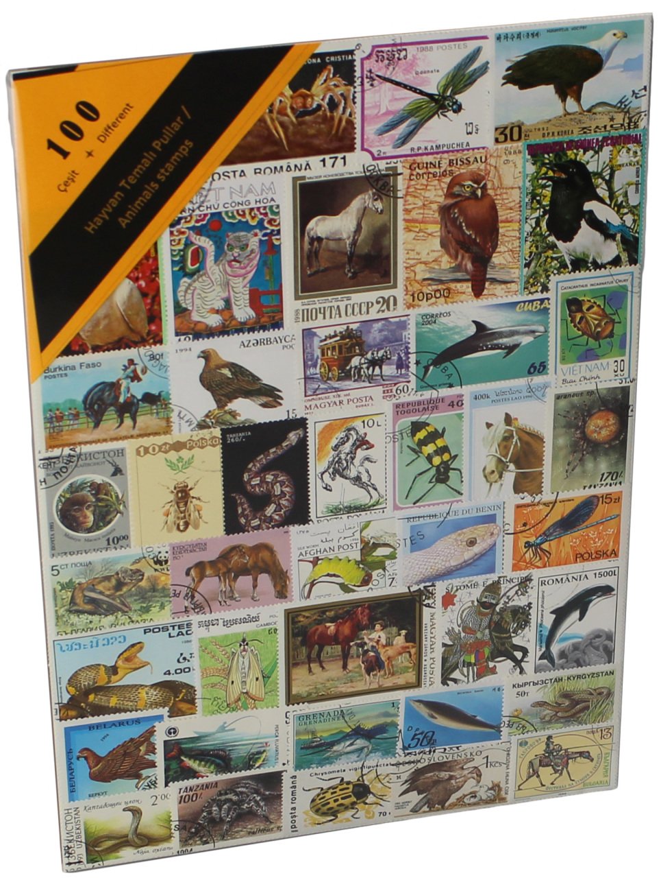 PULKO HistorY 1970 100 Çeşit Damgalı Tematik (İnce, jelatinli paket) (YENİ), Hayvan Temalı Pullar