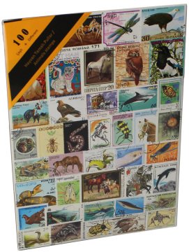 PULKO HistorY 1970 100 Çeşit Damgalı Tematik (İnce, jelatinli paket) (YENİ), Hayvan Temalı Pullar