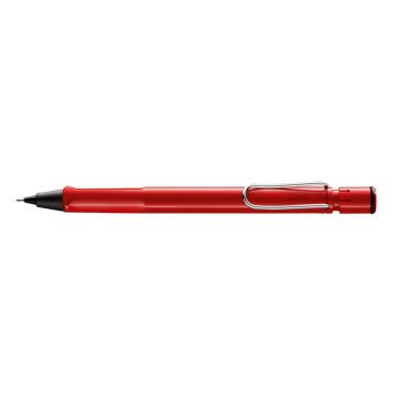 Lamy Safari Versatil Kalem,  Dayanıklı Plastik Gövde, Ergonomik Grip, Çelik Klips, Parlak Kırmızı