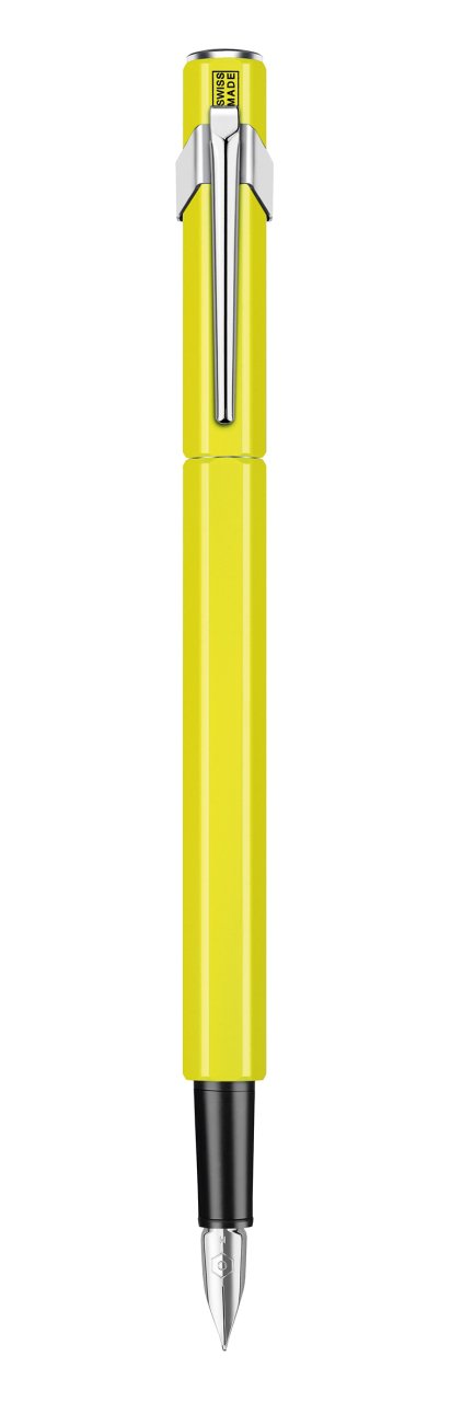 Caran d'Ache Fountain Pen Fluo, Yellow