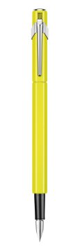 Caran d'Ache Fountain Pen Fluo, Yellow