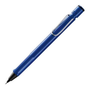 Lamy Safari Versatil Kalem,  Dayanıklı Plastik Gövde, Ergonomik Grip, Çelik Klips, Parlak Mavi