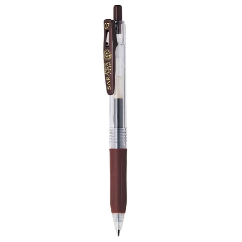 ZEBRA SARASA Clip Gelstift, 0,7 mm Roller, Braun