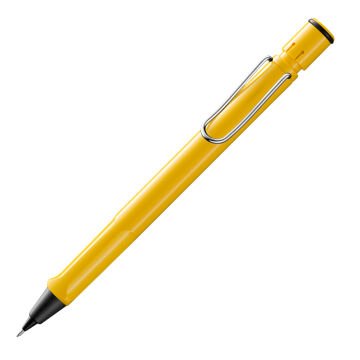 Lamy Safari Versatil Kalem,  Dayanıklı Plastik Gövde, Ergonomik Grip, Çelik Klips, Parlak Sarı