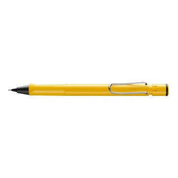 Lamy Safari Versatil Kalem,  Dayanıklı Plastik Gövde, Ergonomik Grip, Çelik Klips, Parlak Sarı