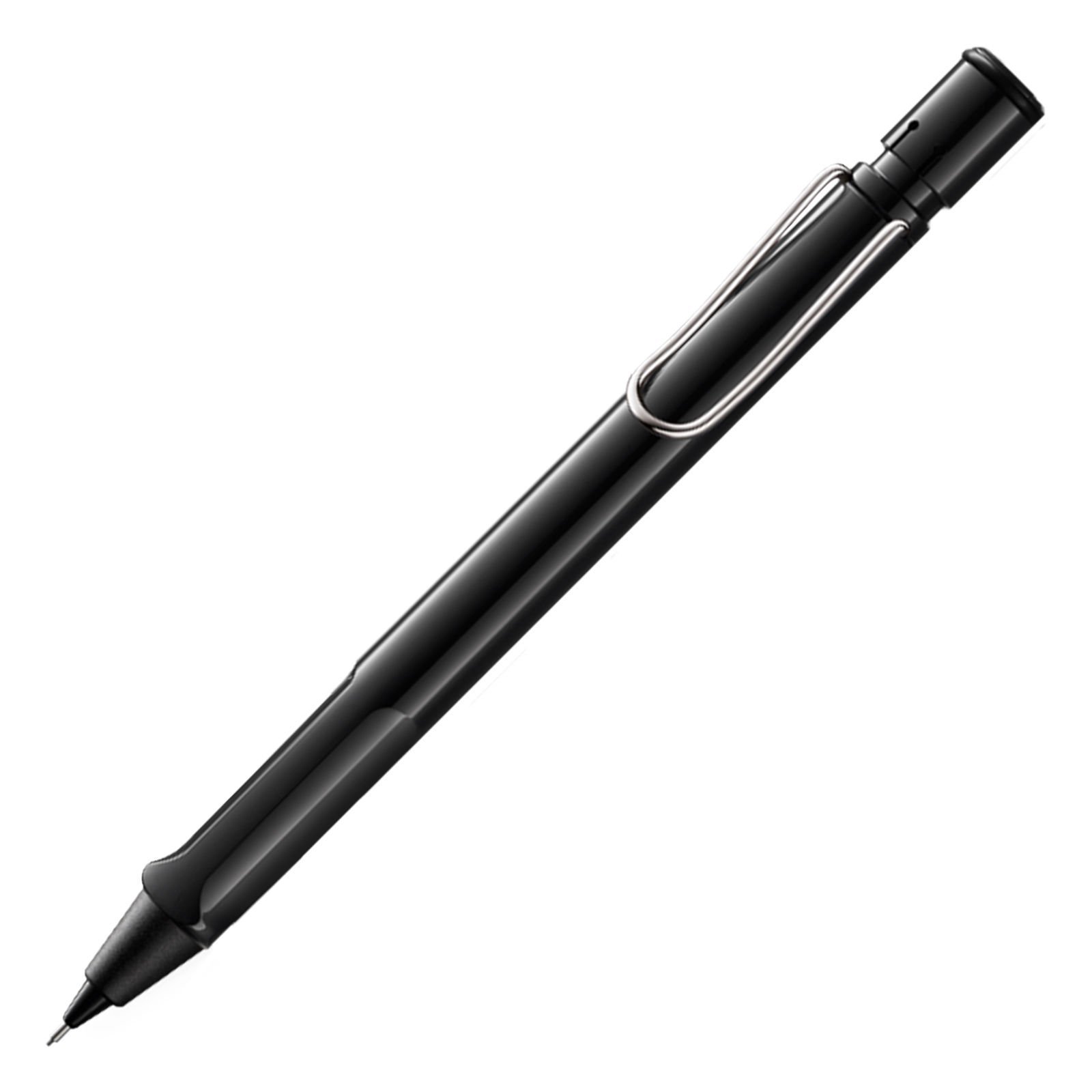 Lamy Safari Versatil Kalem,  Dayanıklı Plastik Gövde, Ergonomik Grip, Çelik Klips, Parlak Siyah
