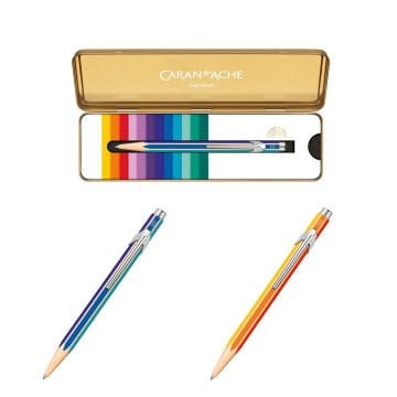 Caran Dache, Limited Edition, 849 Color Treasure Rainbow Tükenmez Kalem,