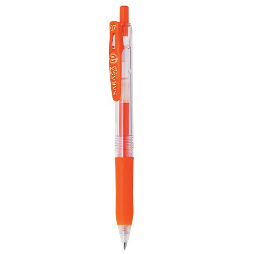 Stylo à bille ZEBRA SARASA Clip, 0,7 mm, rouge orange