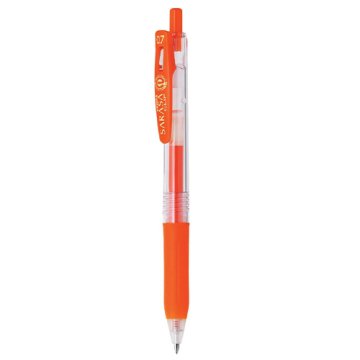 ZEBRA SARASA Clip Jel Kalem, 0.7 mm Roller, Kırmızı Turuncu