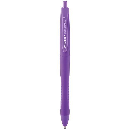 Serve Berry Jel Kalem 0.7 mm Klasik Renkler, Menekşe - 1 Adet