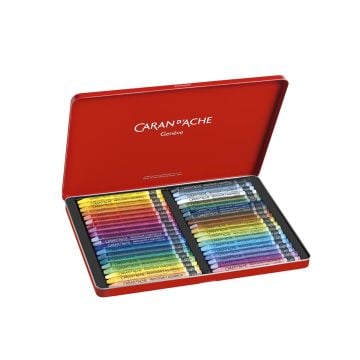 Caran D'ache, NEOCOLOR® II SUDA ÇÖZÜNEN PASTEL BOYA, 40 RENKLİ