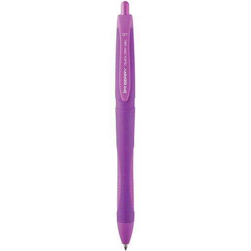 Serve Berry Jel Kalem 0.7 mm Klasik Renkler, Koyu Lila - 1 Adet