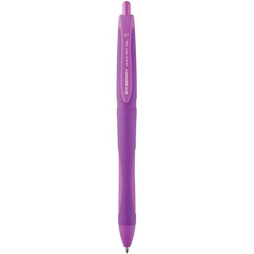 Serve Berry Jel Kalem 0.7 mm Klasik Renkler, Koyu Lila - 1 Adet