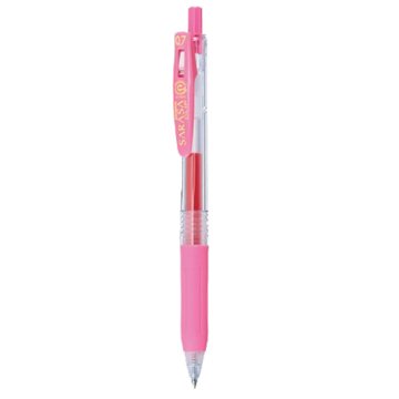 ZEBRA SARASA Clip Jel Kalem, 0.7 mm Roller, Pembe