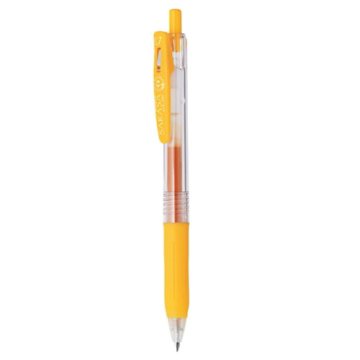 ZEBRA SARASA Clip Jel Kalem, 0.7 mm Roller, Sarı