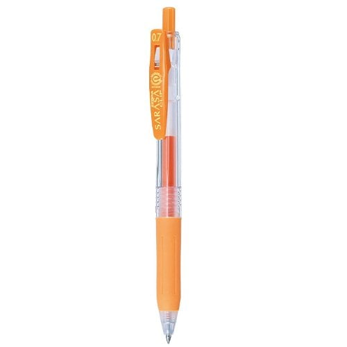 ZEBRA SARASA Clip Jel Kalem, 0.7 mm Roller, Turuncu