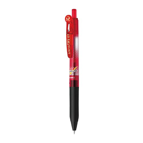 ZEBRA SARASA DRY D1 Clip Jel Kalem, 0.7 mm Roller, Kırmızı