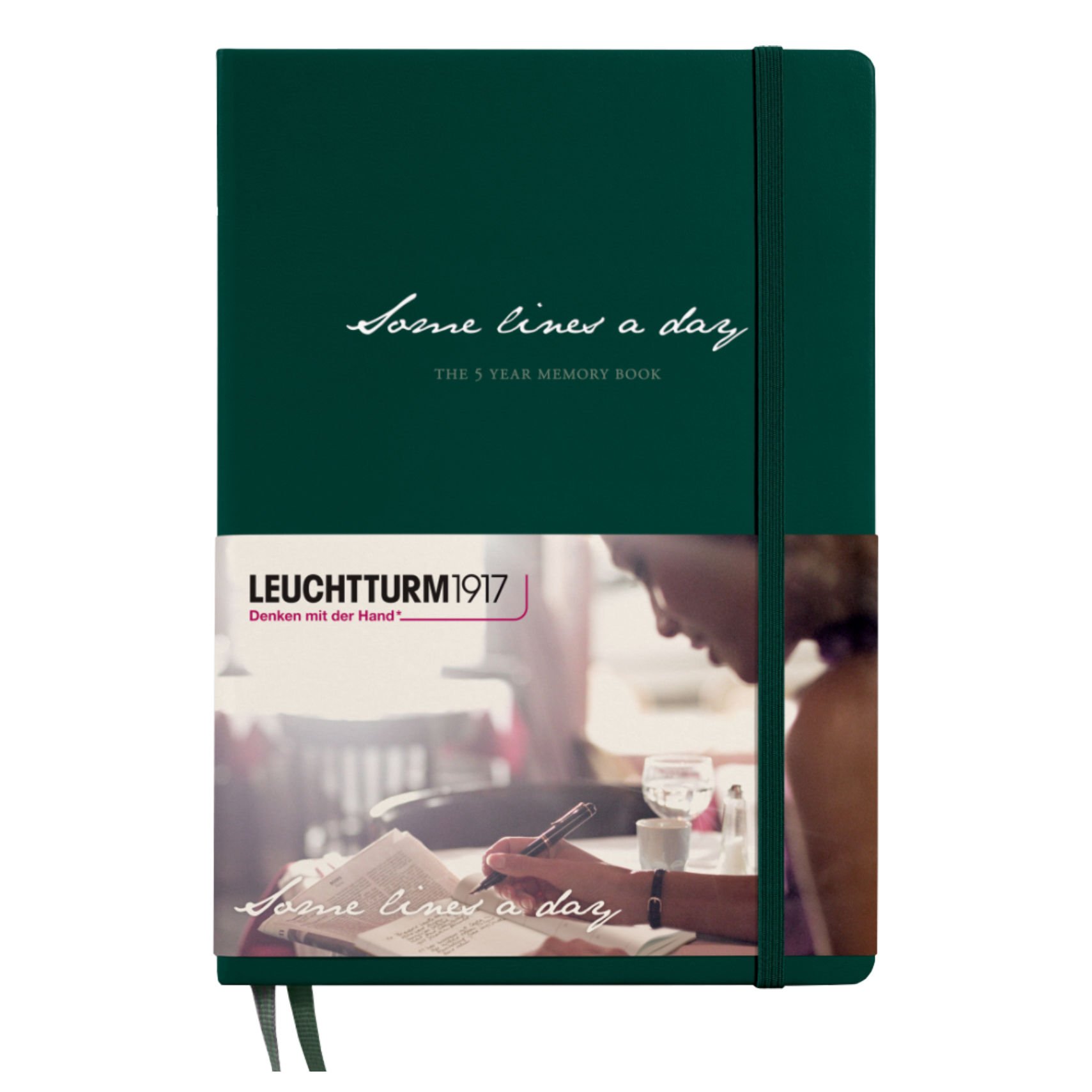 Leuchtturm1917 ''Some Lines a Day'' - 5 Yıllık Anı/Hatıra Defteri, Orman Yeşili