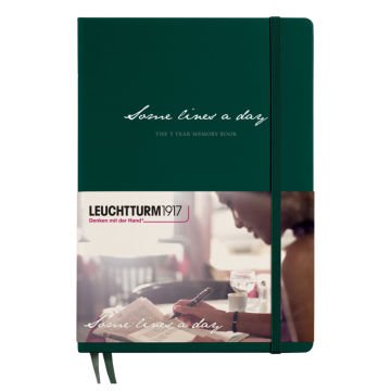 Leuchtturm1917 ''Some Lines a Day'' - 5 Yıllık Anı/Hatıra Defteri, Orman Yeşili
