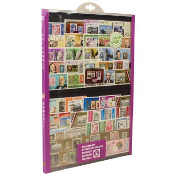 PULKO HistorY 1970 100 Çeşit Damgalı Pul Koleksiyonu Pul Konulu