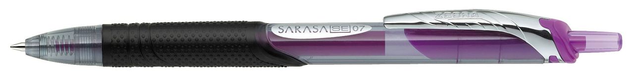 ZEBRA SARASA SE Jel Kalem, 0.7 mm Roller Kalem Mor