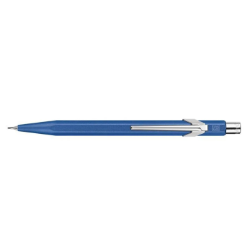 Caran d'Ache, 844 0.7mm Uçlu (Versatil) Kurşun Kalem, Metalik Mavi