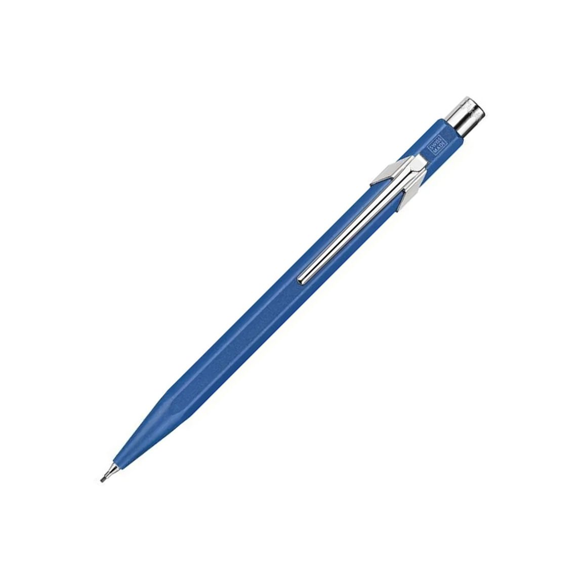 Caran d'Ache, 844 0.7mm Uçlu (Versatil) Kurşun Kalem, Metalik Mavi