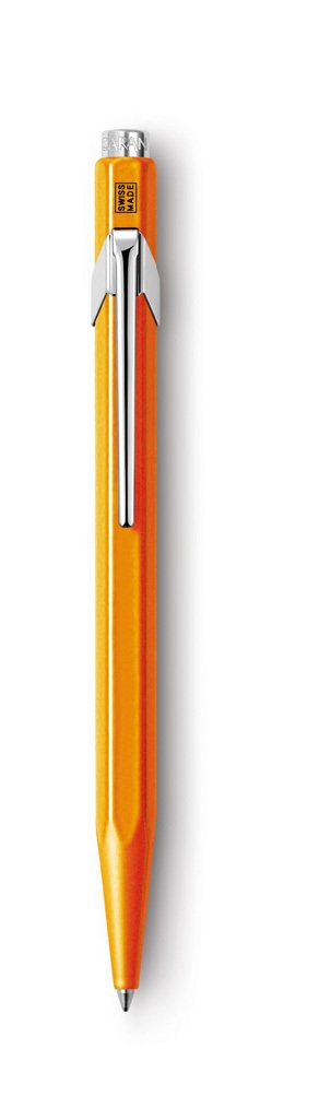 Caran d'Ache 849 FLUO Tükenmez Kalem, Turuncu