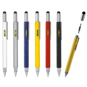 PULKO Promosyon 4 Özellikli Mühendis, Tükenmez Kalem, (Mavi Kartuşlu), 041,