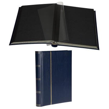 PULKO HistorY 1970 Fotoğraf Albümü, Asitsiz, Lüks, 32 Yaprak, 64 Sayfa, Siyah Zemin, Lacivert