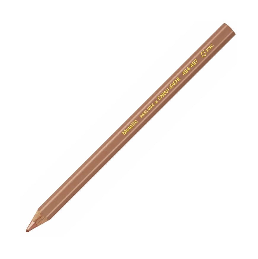 Caran d'Ache MAXI BOYA KALEMİ, Metalik Bronz 494-497