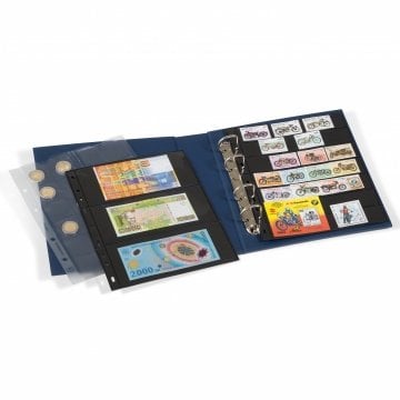 Leuchtturm OPTIMA PUR, Kasetli Klasör (252x282x64mm) (Pul, Madeni Para, Kağıt Para, Zarf, Efemera Koleksiyonlarınız için idealdir),