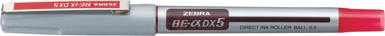 ZEBRA DX5 İğne Uçlu Tükenmez Kalem 0.5 mm, Kırmızı