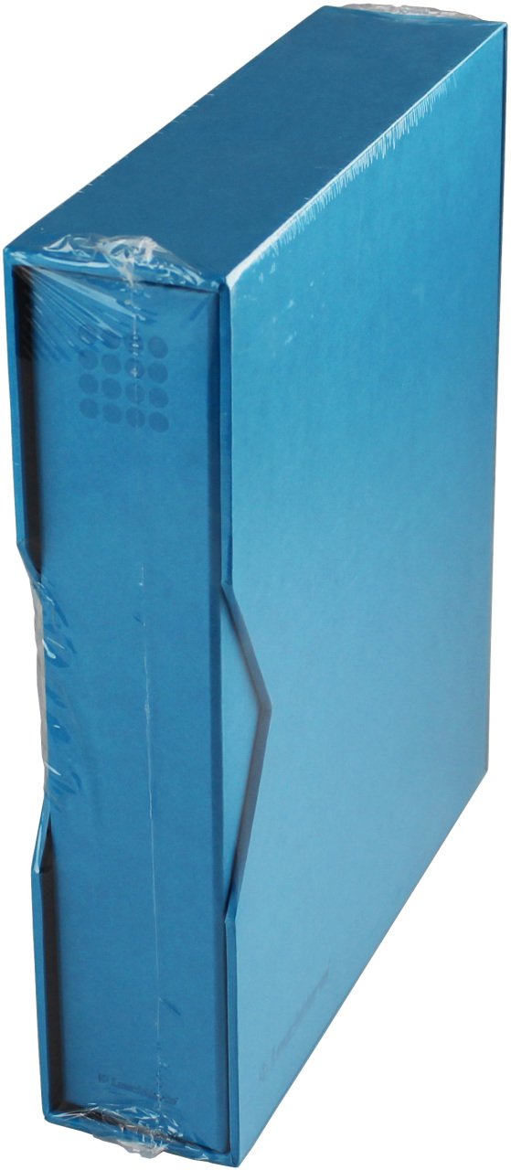 Leuchtturm OPTIMA PUR, Kasetli Klasör (252x282x64mm) (Pul, Madeni Para, Kağıt Para, Zarf, Efemera Koleksiyonlarınız için idealdir), Camgöbeği Mavisi Kapak (Ref. No. : 359 519)