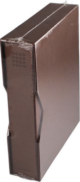 Leuchtturm OPTIMA PUR, Kasetli Klasör (252x282x64mm) (Pul, Madeni Para, Kağıt Para, Zarf, Efemera Koleksiyonlarınız için idealdir), Koyu Kahverengi Kapak (Ref. No. : 359 516)