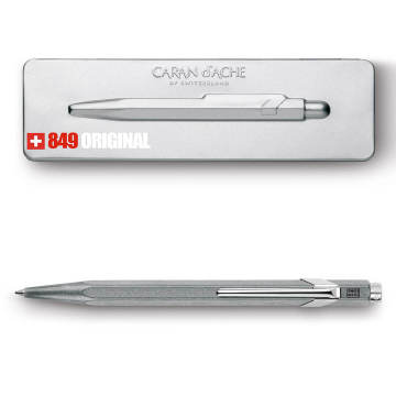 Caran d'Ache Metalik Seri, Kutulu, Tükenmez Kalem, Gümüş Gri