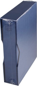 Leuchtturm OPTIMA PUR, Kasetli Klasör (252x282x64mm) (Pul, Madeni Para, Kağıt Para, Zarf, Efemera Koleksiyonlarınız için idealdir), Mavi Kapak (Ref. No. : 359 520)
