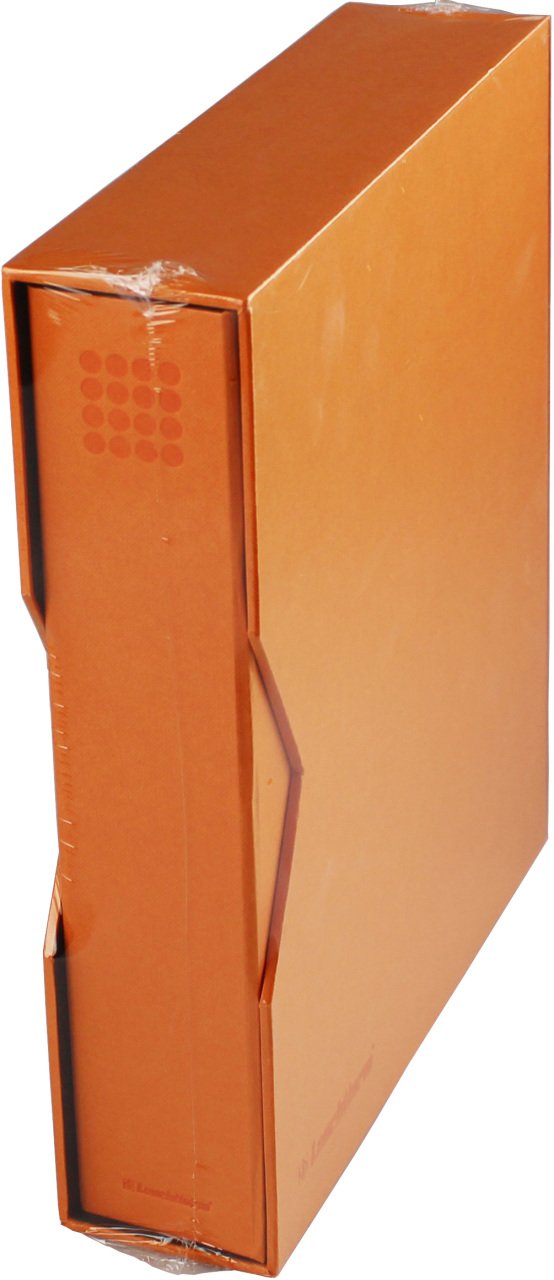 Leuchtturm OPTIMA PUR, Kasetli Klasör (252x282x64mm) (Pul, Madeni Para, Kağıt Para, Zarf, Efemera Koleksiyonlarınız için idealdir), Turuncu Kapak (Ref. No. : 359 518)