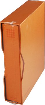 Leuchtturm OPTIMA PUR, Kasetli Klasör (252x282x64mm) (Pul, Madeni Para, Kağıt Para, Zarf, Efemera Koleksiyonlarınız için idealdir), Turuncu Kapak (Ref. No. : 359 518)