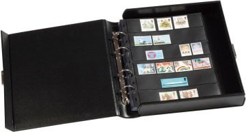 Leuchtturm OPTIMA Klasik BOX Klasör (250x55x275mm) (Pul, Madeni Para, Kağıt Para, Zarf, Efemera Koleksiyonlarınız için idealdir), Siyah Kapak