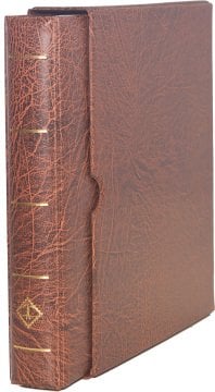 Leuchtturm OPTIMA F Dar Kasetli Klasör (240x280x55mm) (Pul, Madeni Para, Kağıt Para, Zarf, Efemera Koleksiyonlarınız için idealdir)