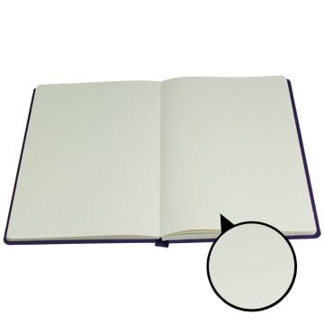 PULKO Notebook Not Defteri, 110gr Kağıt, (16x24cm), Cilt Bezi, 164 Sayfa, Noktalı, 043,