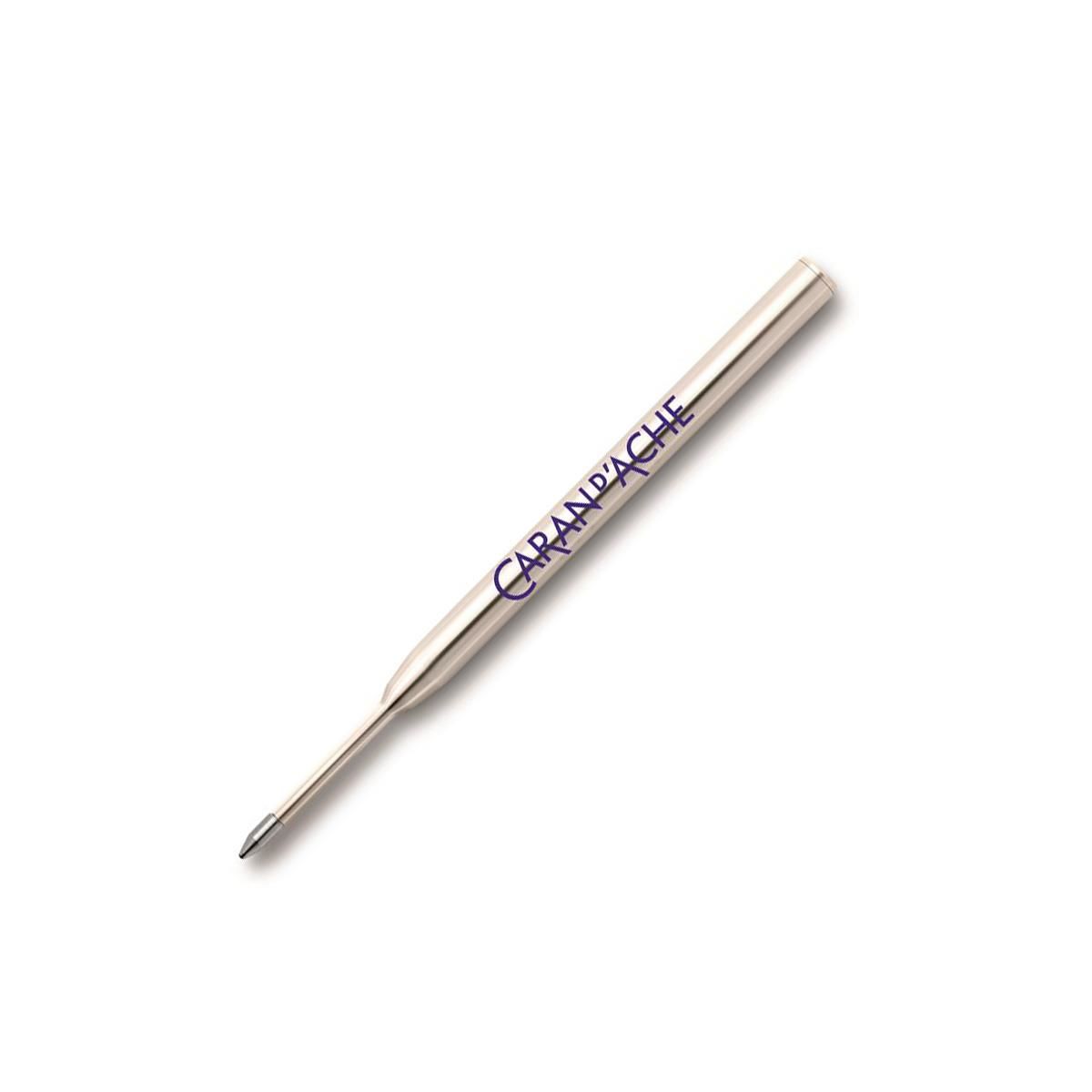 Caran d’Ache Tükenmez Kalem (Ballpoint) Yedek, Mavi - Fine (F) Uç