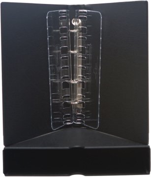 Leuchtturm OPTIMA F Dar Kasetli Klasör (240x280x55mm) (Pul, Madeni Para, Kağıt Para, Zarf, Efemera Koleksiyonlarınız için idealdir) Siyah Kapak (Ref. No. : 311 197)