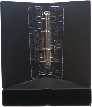 Leuchtturm OPTIMA F Dar Kasetli Klasör (240x280x55mm) (Pul, Madeni Para, Kağıt Para, Zarf, Efemera Koleksiyonlarınız için idealdir) Siyah Kapak (Ref. No. : 311 197)