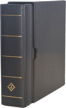 Leuchtturm OPTIMA G Geniş, Kasetli Klasör (245x280x86mm) (Pul, Kağıt Para, Zarf, Efemera Koleksiyonlarınız için idealdir) Siyah Kapak (Ref. No. : 324 452)