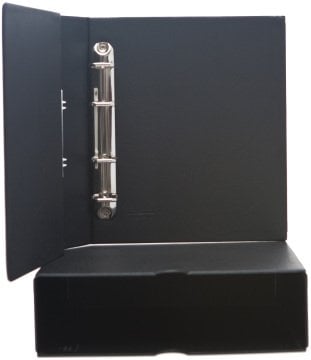 Leuchtturm OPTIMA G Geniş, Kasetli Klasör (245x280x86mm) (Pul, Kağıt Para, Zarf, Efemera Koleksiyonlarınız için idealdir) Siyah Kapak (Ref. No. : 324 452)